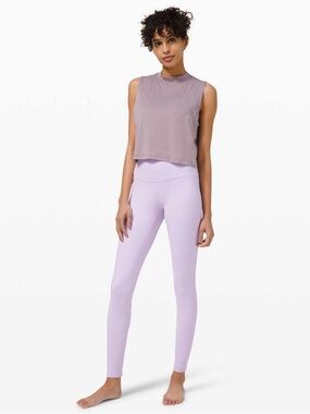 LULULEMON High Rise Lavender Purple ALIGN 28" Pant Leggings Sz 8 *Read Note